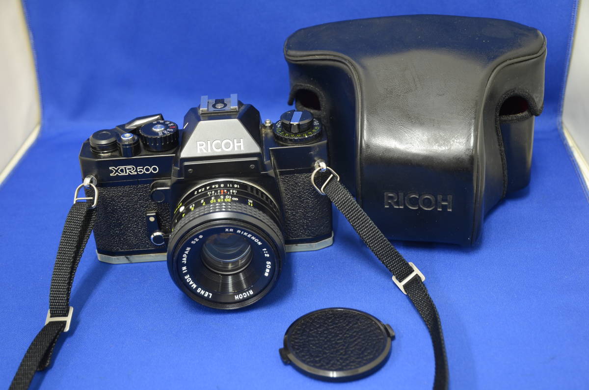 美品☆リコー RICOH XR500 ブラック XR RIKENON 50mmF2 レンズセット