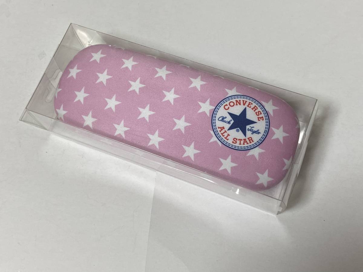 CONVERSE ALL STAR Converse all Star Cross attaching glasses case glasses case pink exhibition unused goods 