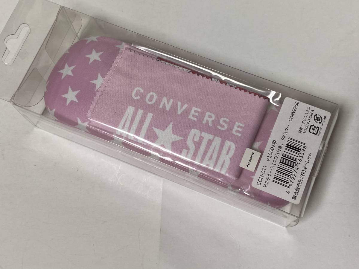 CONVERSE ALL STAR Converse all Star Cross attaching glasses case glasses case pink exhibition unused goods 