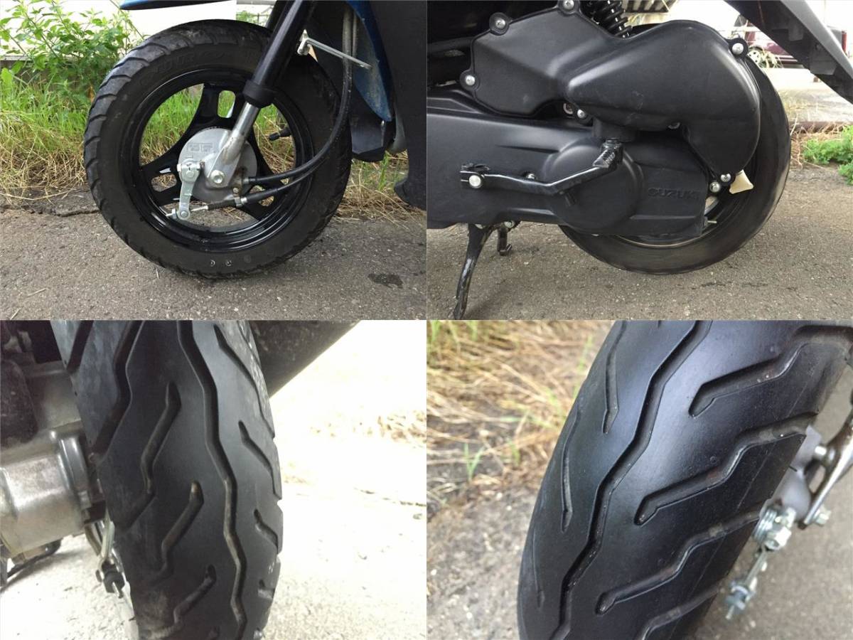 新潟発 スズキ SUZUKI レッツ Let's CA4AA 971km 50cc 原付 実働品