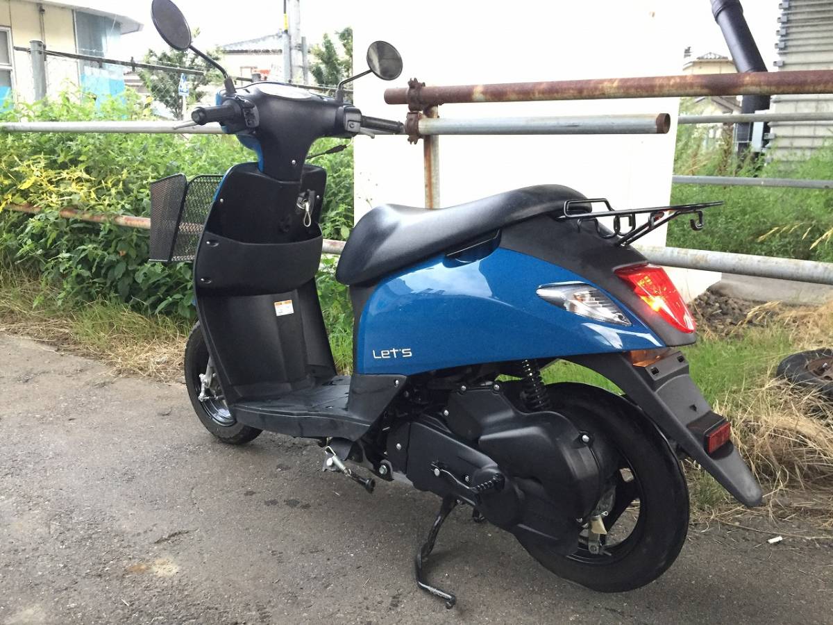 新潟発 スズキ SUZUKI レッツ Let's CA4AA 971km 50cc 原付 実働品