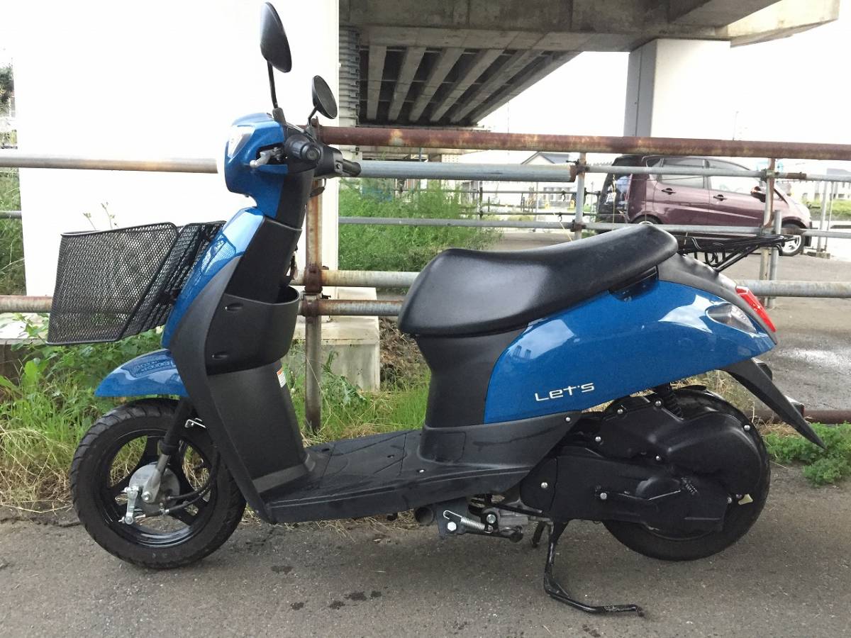新潟発 スズキ SUZUKI レッツ Let's CA4AA 971km 50cc 原付 実働品