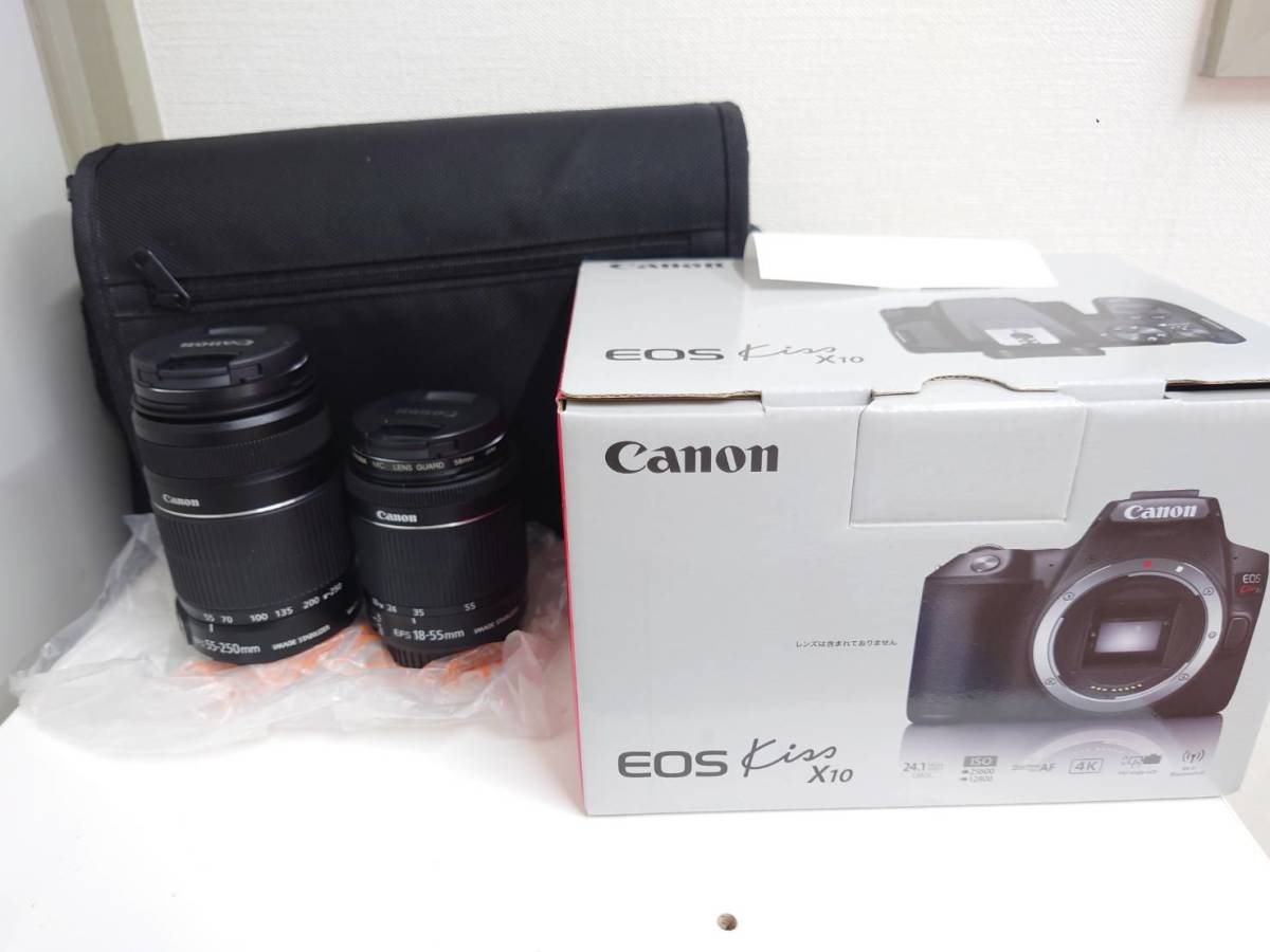 動作確認済・付属品多数】Canon EOS kiss X10 ダブルレンズ smcint.com
