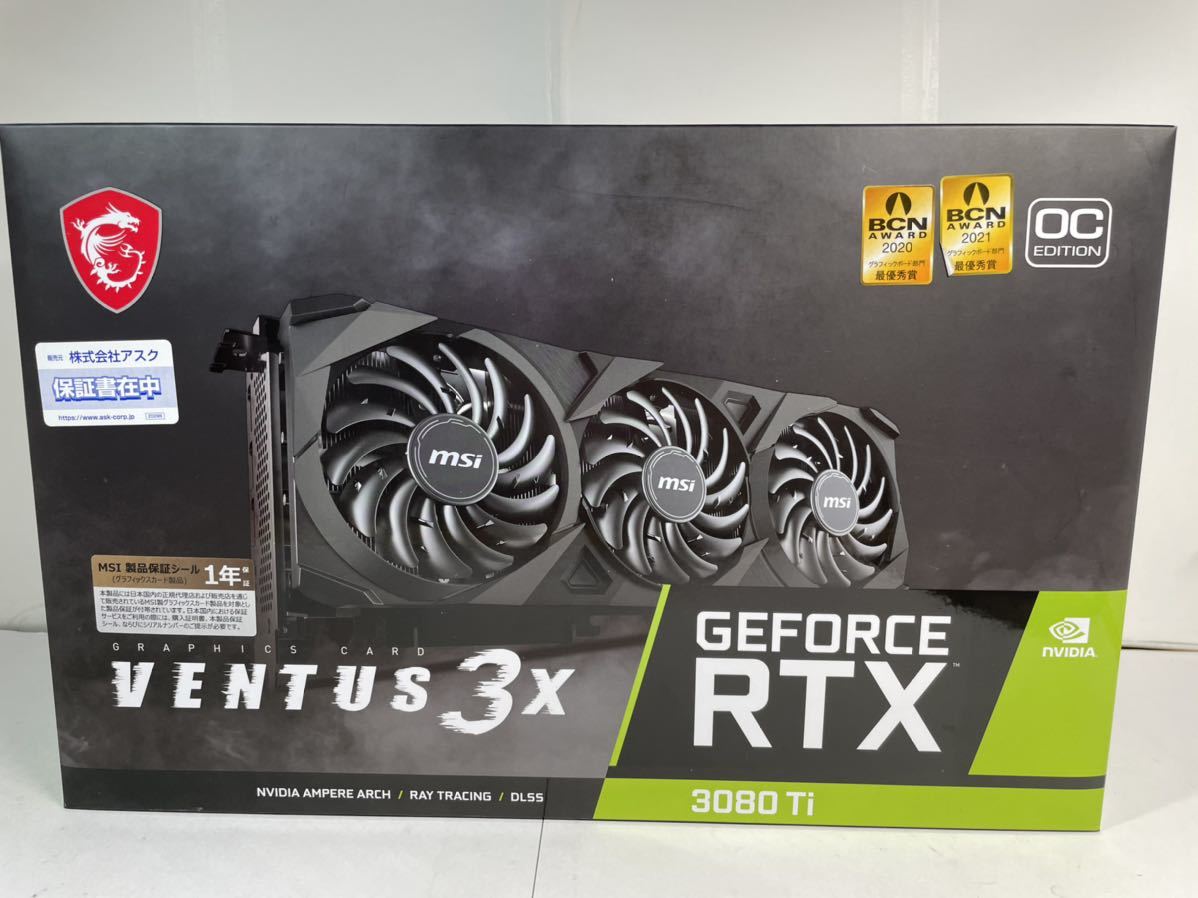 ヤフオク! - 【新品未開封】MSI GeForce RTX 3080 T...