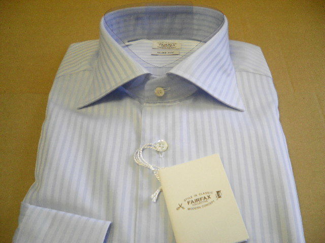 百貨店ブランド*FAIRFAX フェアファックス*サイズ Ｌ41-16*日本製/綿100% 高級ドレスシャツ_画像4