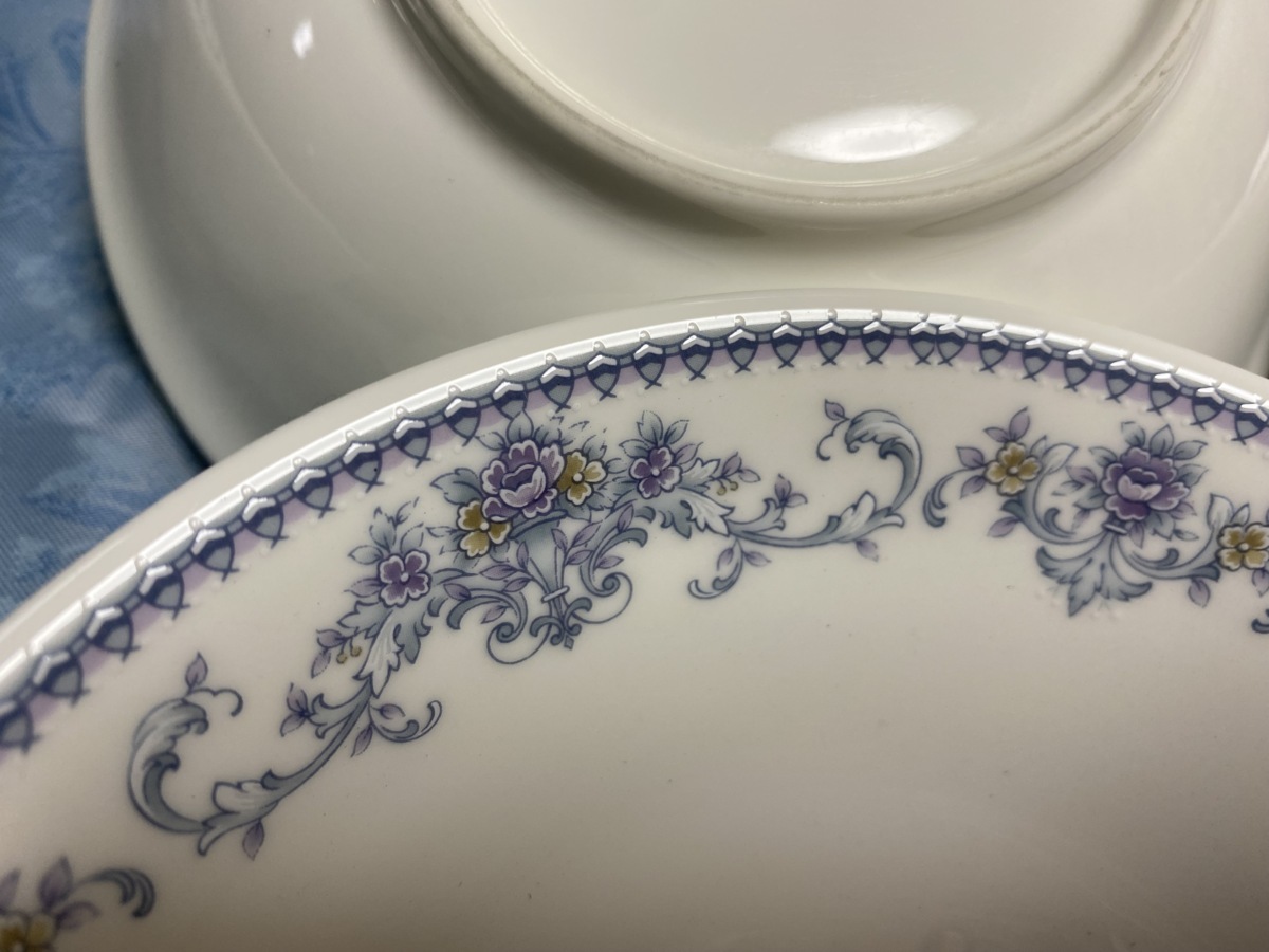 960【Noritake ノリタケ ボーンチャイナ 】高級ホテルの食器6枚 美品 サラダボール スープ シチュー皿_画像7