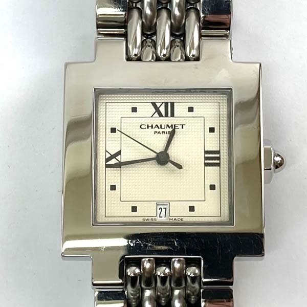 ｔ）ショーメ CHAUMET 腕時計 スティルドゥショーメ クオーツ ステンレススチール 腕回り約18.5㎝ ブランド品 ※保存袋有り 