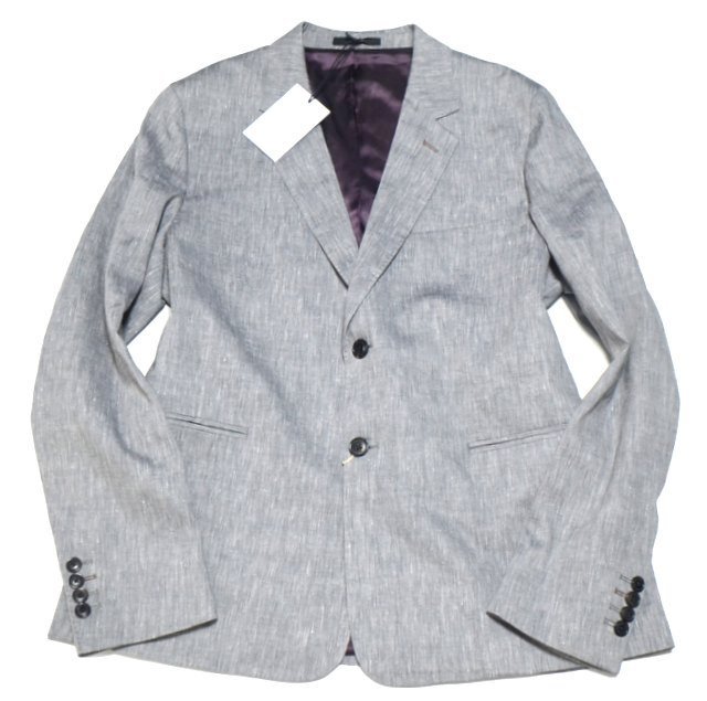 新品 リネン50% Paul Smith ポールスミス グレー オールシーズン