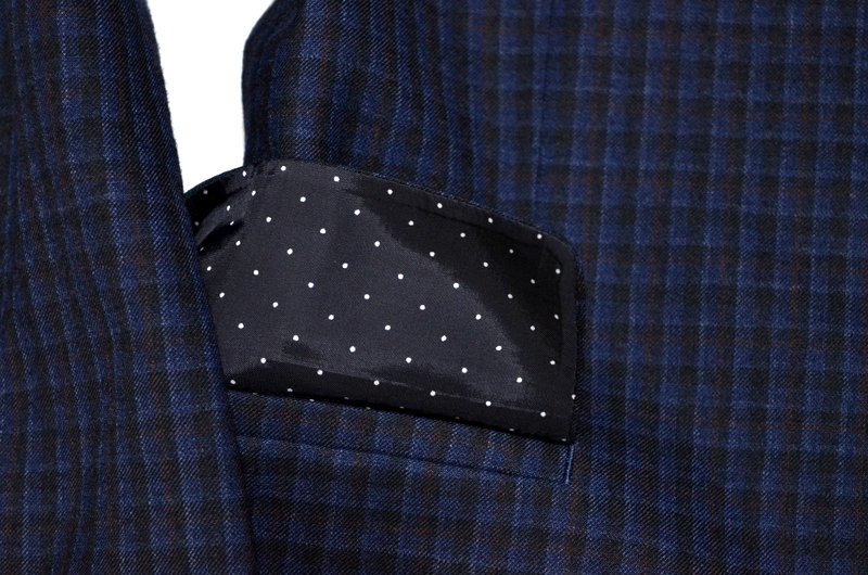 新品 裏地ドット柄 ネイビー Paul Smith LONDON ポールスミスロンドン