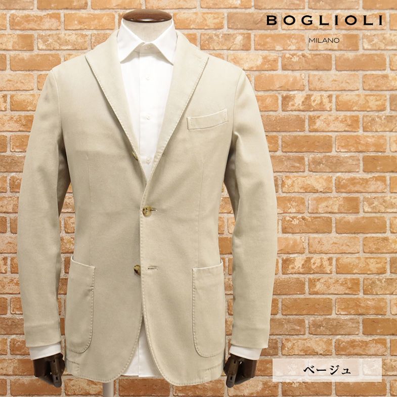 21-22秋冬/BOGLIOLI/50サイズ/アンコン ジャケット K.JACKET 綿ツイル