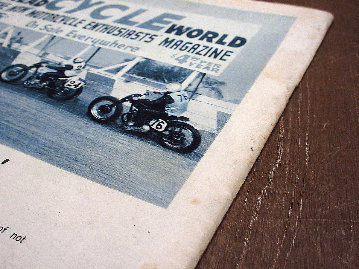 ビンテージ60's●CYCLE WORLD 1962年6月モーターサイクルマガジン●220907i7-otclct 1960sバイク雑誌オートバイアメリカ_画像3