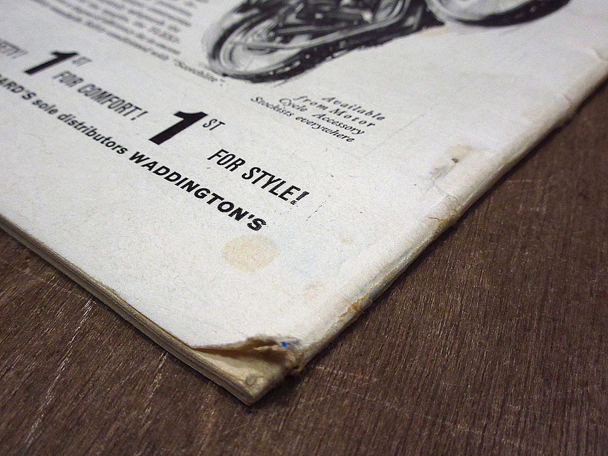 ビンテージ60's●THE MOTOR CYCLE 1960年12月1日モーターサイクルマガジン●220907i3-otclct 1960sバイク雑誌イギリス英国_画像4