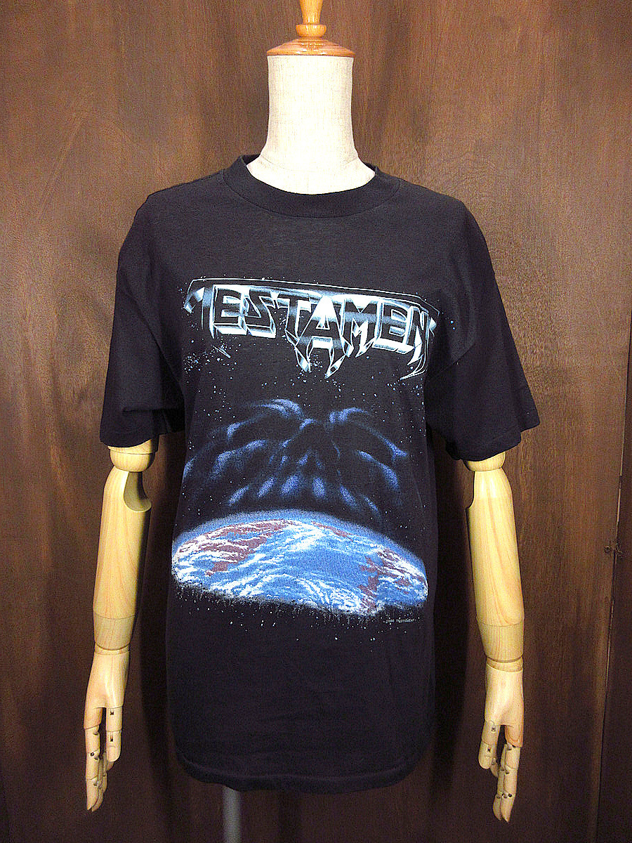 ビンテージ80's○DEADSTOCK TESTAMENT NEW ORDER 1988年ツアーTシャツ
