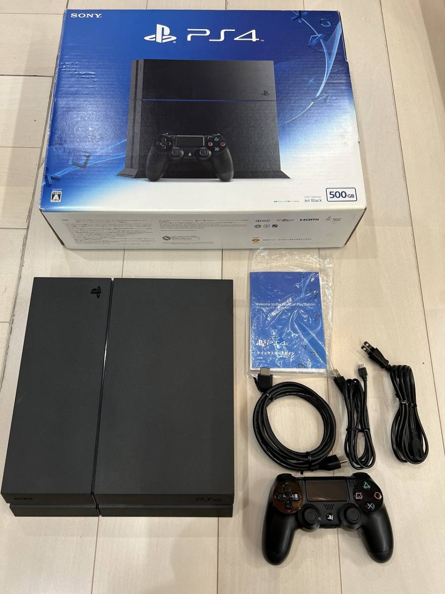 PS4 PlayStation4 動作確認済 ブラック 黒 CUH-1200A 500GB FW9.60