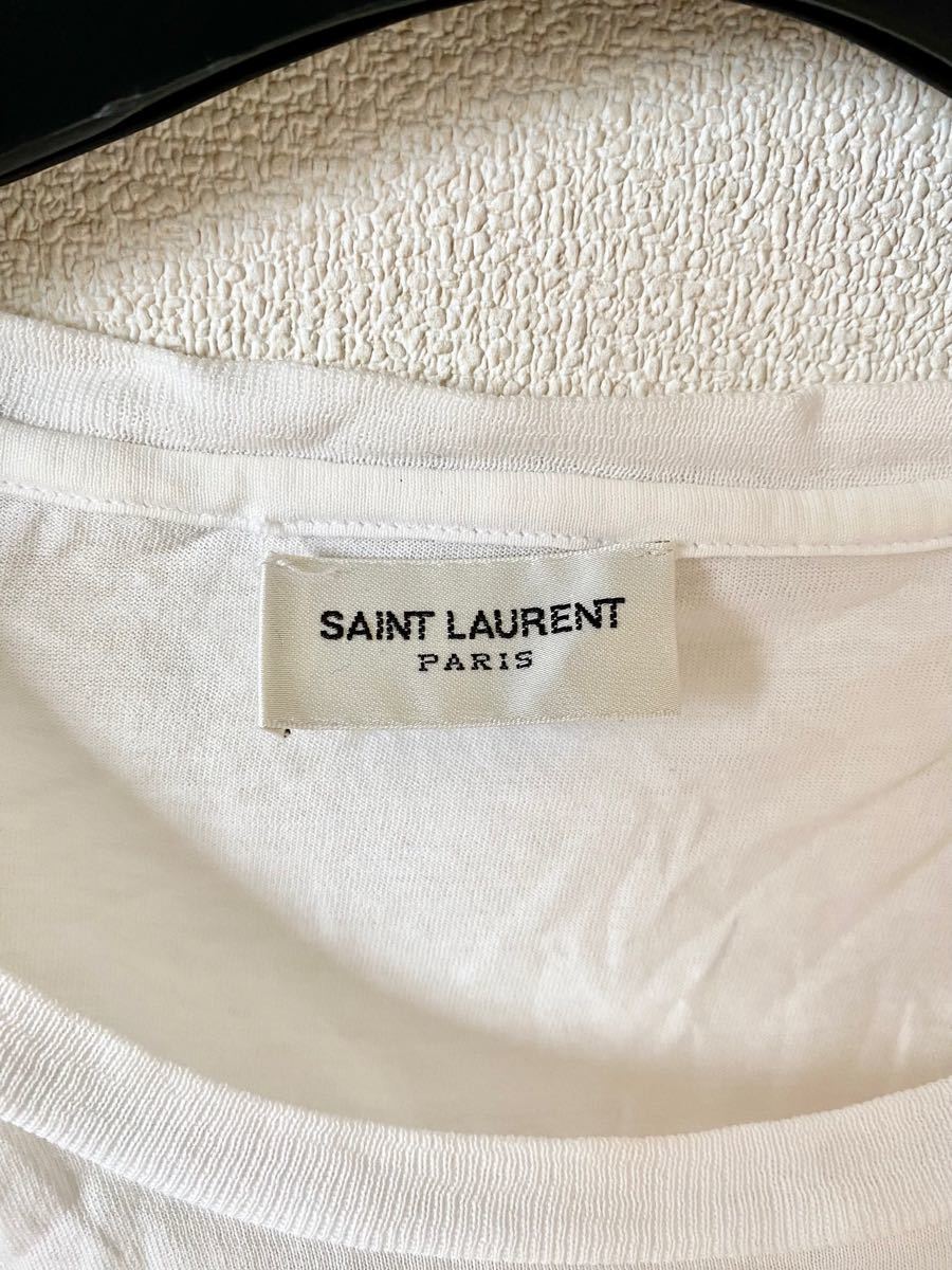 SAINT LAURENT PARIS(サンローランパリ)16SS BABYプリント半袖Tシャツ 