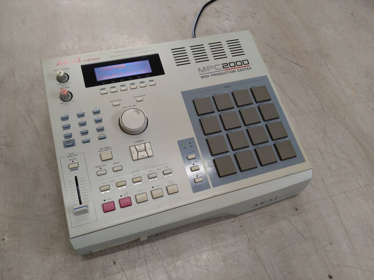 メンテ済!AKAI MPC 2000 青画面 PADセンサー新品! | monsterdog.com.br