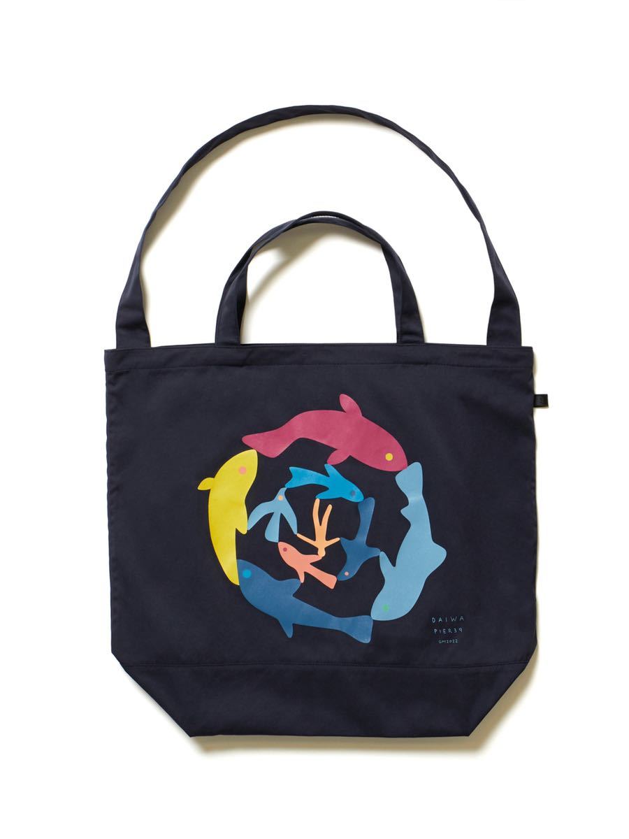 新品　Geoff McFetridge × DAIWA PIER39 GM Tech 2way Easy Tote ダイワピア39 1LDK ビームス エンノイ_画像4