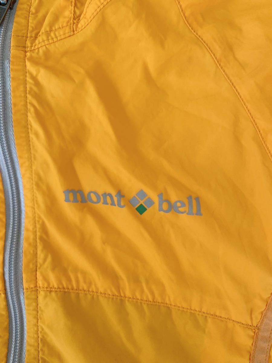 ウィンドブレーカー　mont-bell 100 収納袋あり