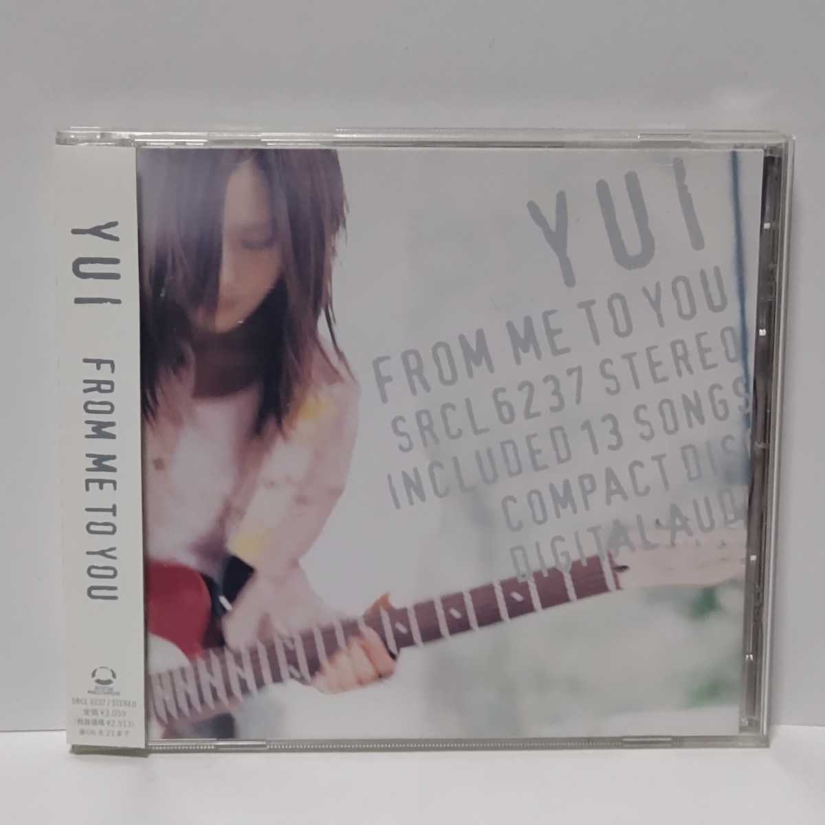 YUI　FROM ME TO YOU　CD　アルバム　帯付き　★視聴確認済み★　_画像1