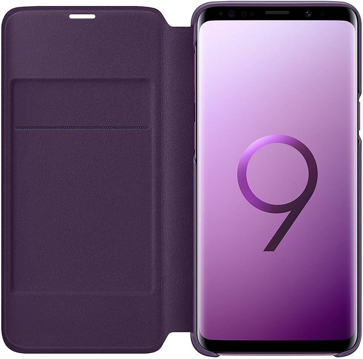 Samsung 純正品 Galaxy S9 LED View Cover (LED ビュー カバー) Voilet/紫 [並行輸入品]_画像3