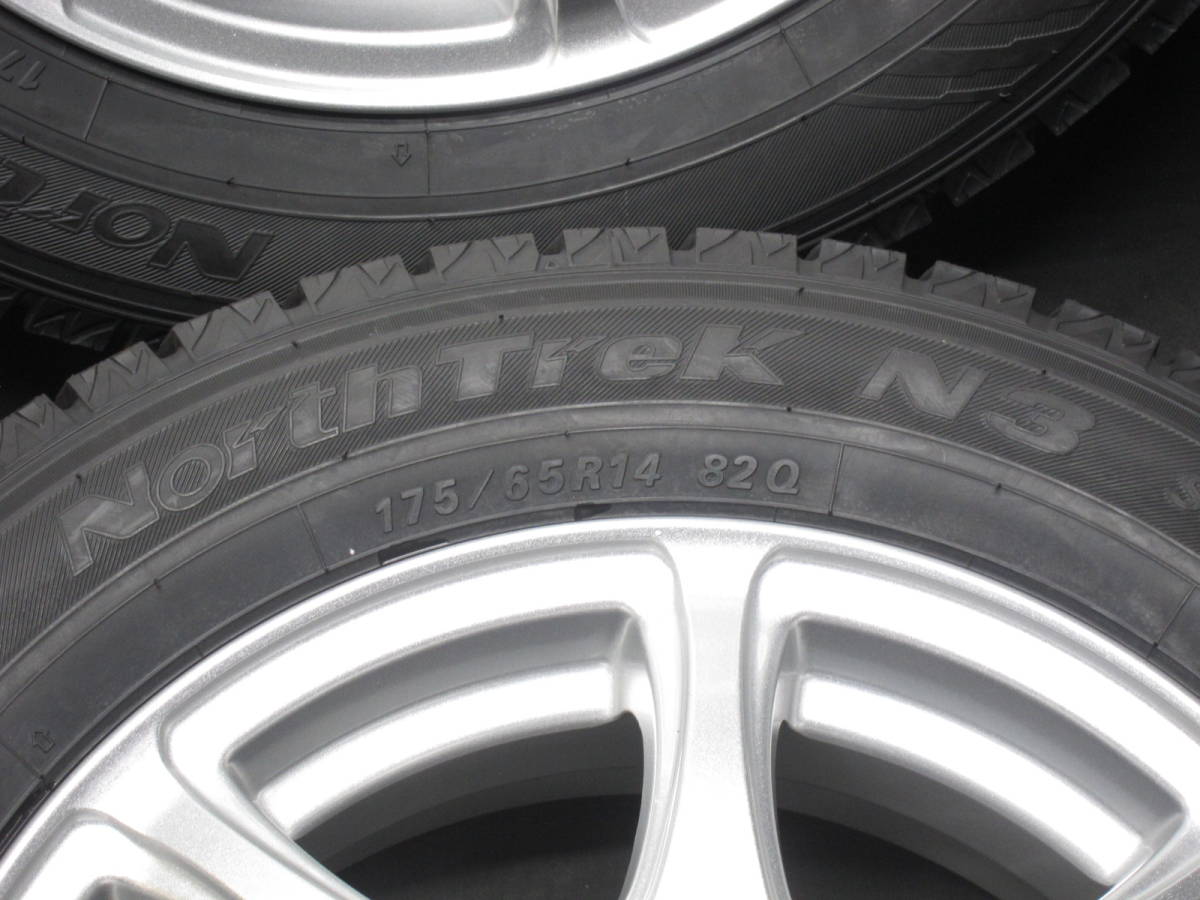 ★☆ 社外アルミ 175/65R14 フィット キューブ デミオ bB PCD100/+45 #20339 ☆★_画像6