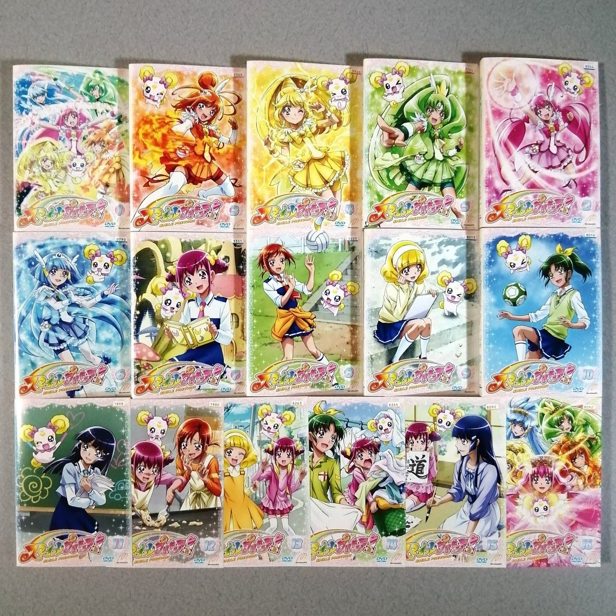 DVD スマイルプリキュア！ 全16巻セット レンタル版