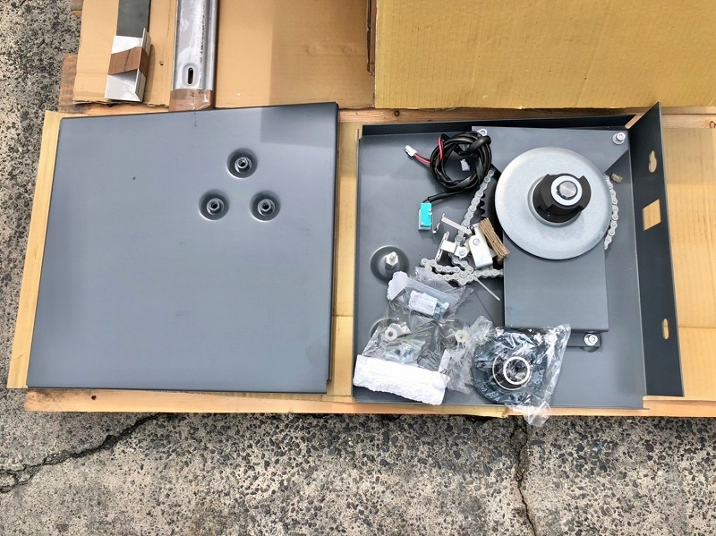 米軍放出品 品 文化シャッター 電動ワイドシャッター 開閉機 制御盤