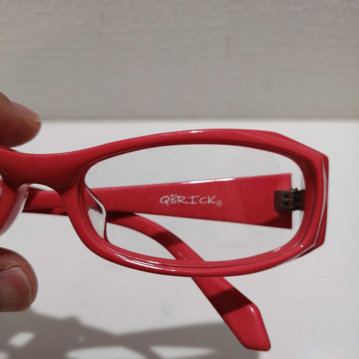 新品　キューブリック　メガネ　メンズ　レディース　　ＱＢＲＩＣＫ　メガネフレーム 眼鏡　ピンク　BTY-2105　スクエア　ゴーグル
