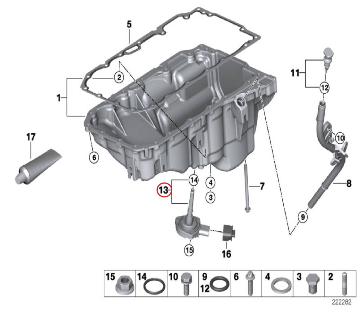 BMW E36(Z3) E38 E39 E46 E53(X5) E60 E61 E65 E83(X3) E84(X1) E85(Z4) E90 E91 E92 E93 エンジンオイルレベルセンサー 12617508003 新品_画像4