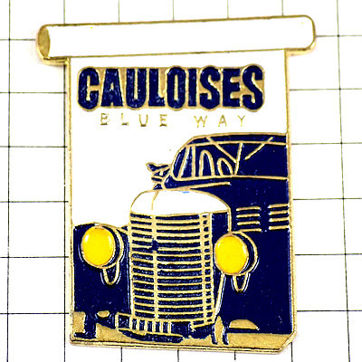 Значок штифта Gorowers сигаретный табак и синий автомобиль ◆ French Limited Pins ◆ Редкая винтажная партия штифтов