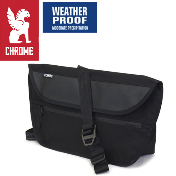 CHROME ( chrome Chrome ) BG322 SIMPLE MESSENGER BAG simple messenger bag BLACK CH283