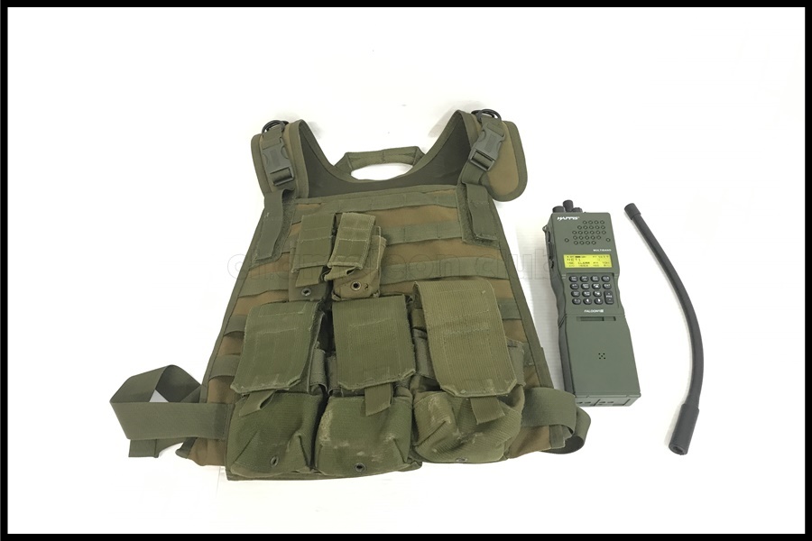 東京)BLACKHAWK ブラックホーク 実物 プレートキャリア OD ポーチ付