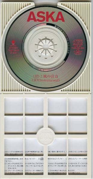 ASKA 飛鳥 ID 風の引力 8㎝CD シングルCD 中古_画像3