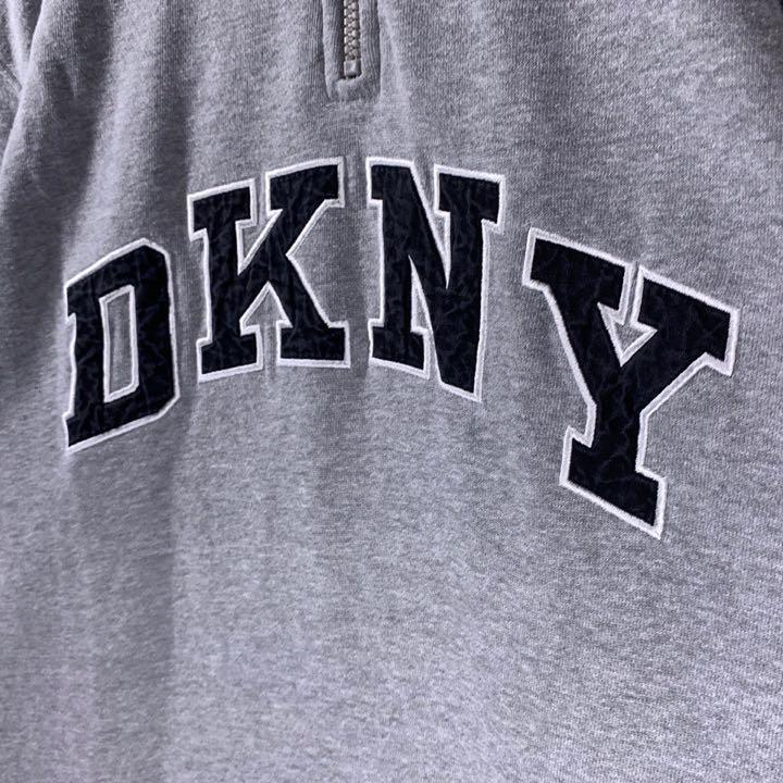 90's Vintage アーカイブ y2k DNKY ハーフジップ フリース