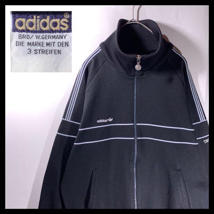 安心発送】 デサント製 西ドイツ80s adidasトラックジャケット