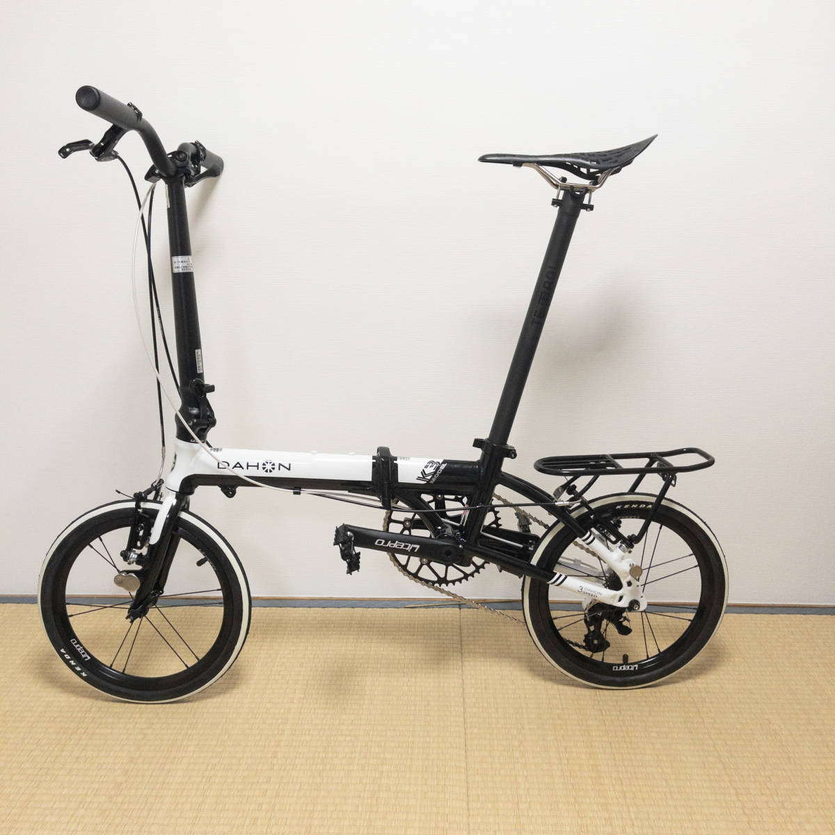 1円〜 超軽量『7.0KG』DAHON ダホン K3 折り畳み自転車 16インチ化済