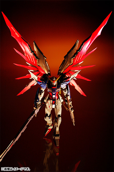 METAL BUILD 機動戦士 ガンダム SEED Destiny デスティニーガンダム 初回版 + 光の翼オプションセット mobile suit gundam 未開封_画像10