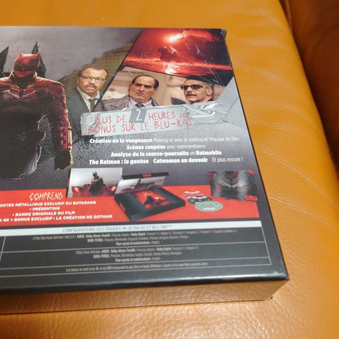 ザ・バットマン スペシャルコレクターズボックス 4K UHD ＋ Blu-ray(本編＋ボーナス)＋ サントラCD 4枚組 メタルプレート スチールブック　_画像7