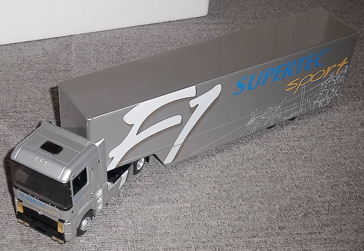 送料込 1/43 トランスポーター ルノー スーパーテック スポーツ ウイリアムズ ベネトン BAR トランポ メカクローム RENAULT SUPERTEC