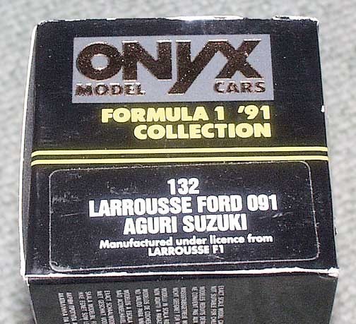 132 ONYX 1/43 ラルース フォード LC91 1991 鈴木亜久里 LARROUSSE FORD_画像2