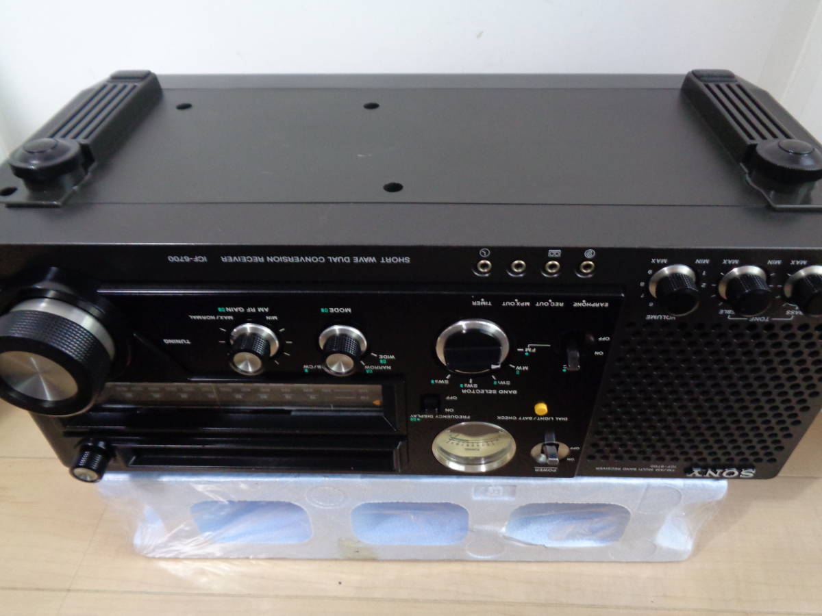 SONY ソニー ICF-6700 5バンドラジオ（FM/MW/SW1～3）美品整備作動品 ...