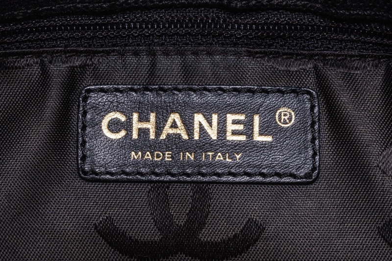 CHANEL シャネル ココマーク ミニトートバッグ ハンドバッグ キャンバス 黒(ゴールド金具)_画像8