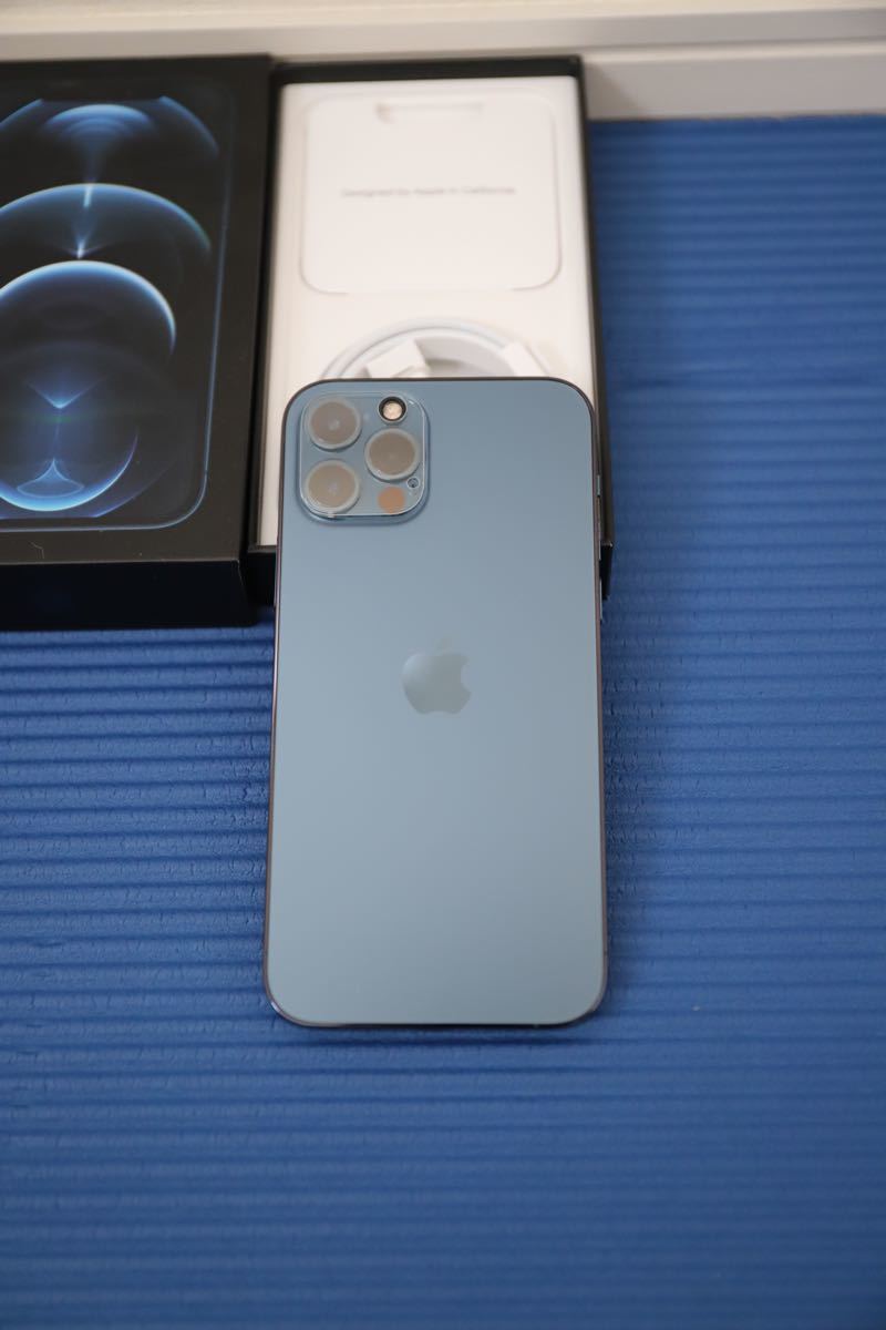 スマートフォン/携帯電話 スマートフォン本体 iPhone 12 Pro 256GB SIMフリー パシフィックブルー 超美品｜PayPayフリマ