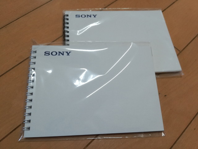 未使用★ＳＯＮＹソニーのスケッチブック★２冊セット_画像1