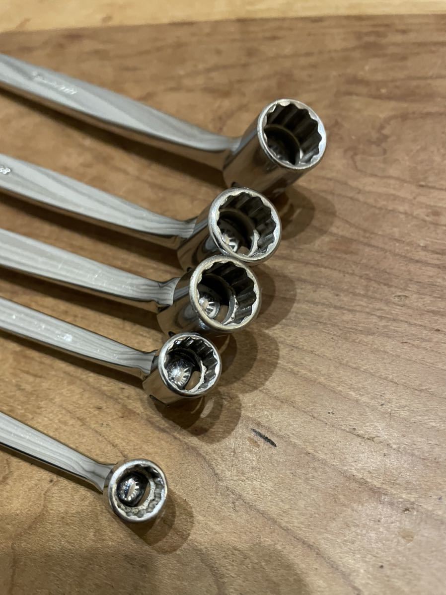 スナップオン snap-on コンビネーションボックスレンチ 5ピース ミリ ...