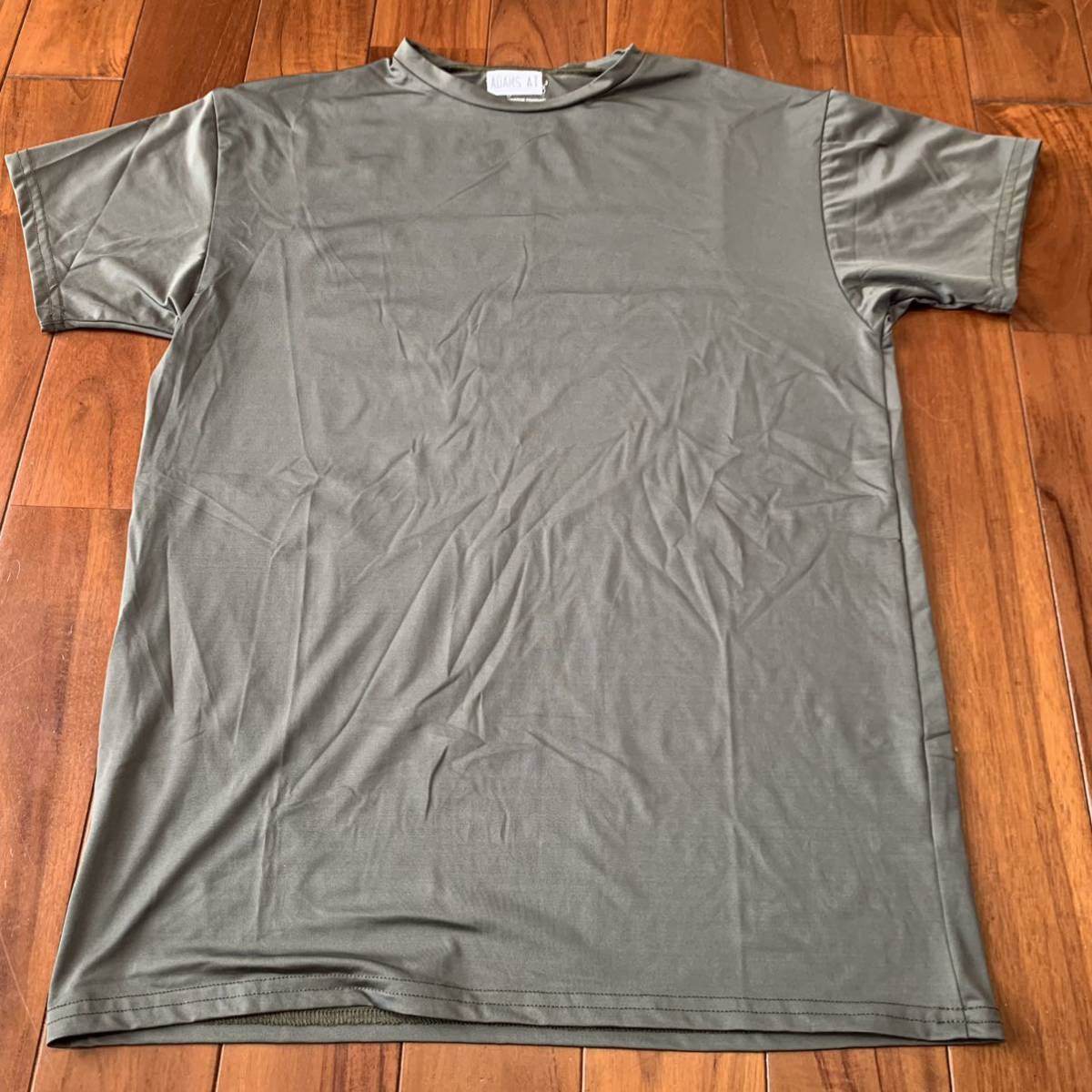 沖縄 米軍放出品 海兵隊 ドライ Tシャツ トレーニング ランニング 筋トレ スポーツ MEDIUM OD (管理番号YZ33)_画像1