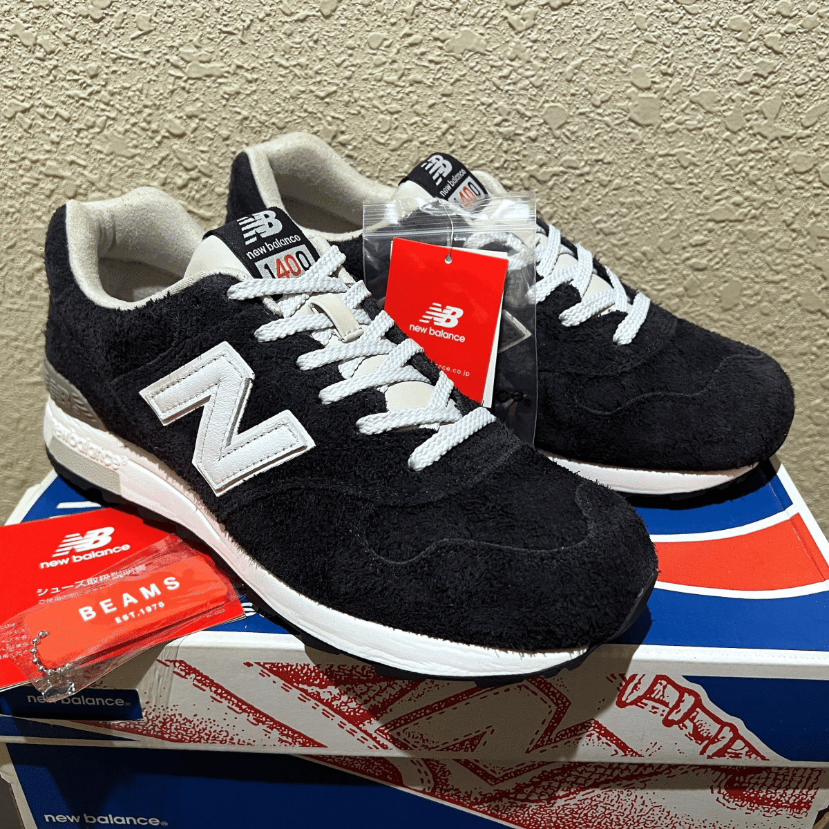 BEAMS別注 New Balance CM1400BN US8.5 26.5cm スエード 限定 M1400