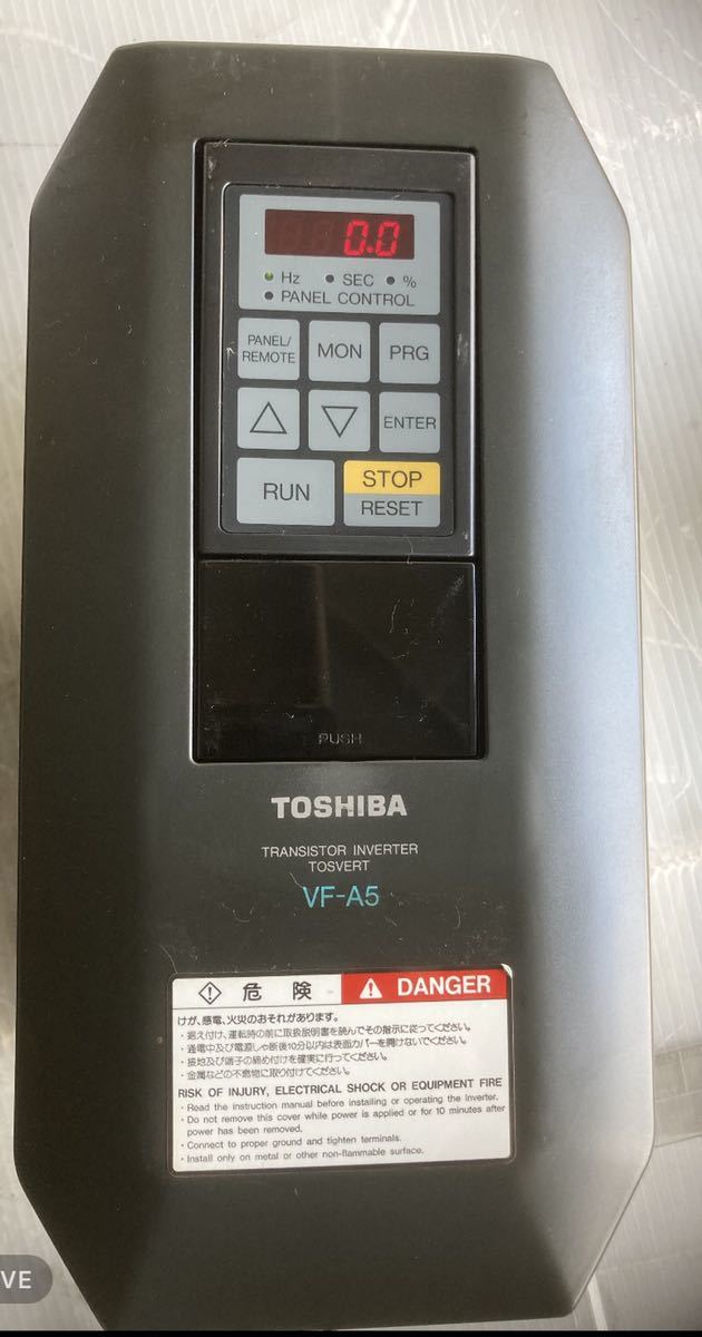 通電確認済TOSHIBA インバータVFA5-2004P（2）