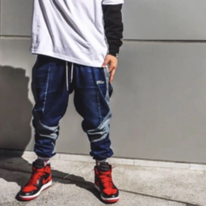 SAPEur DENIM TRACK PANTS インディゴ-