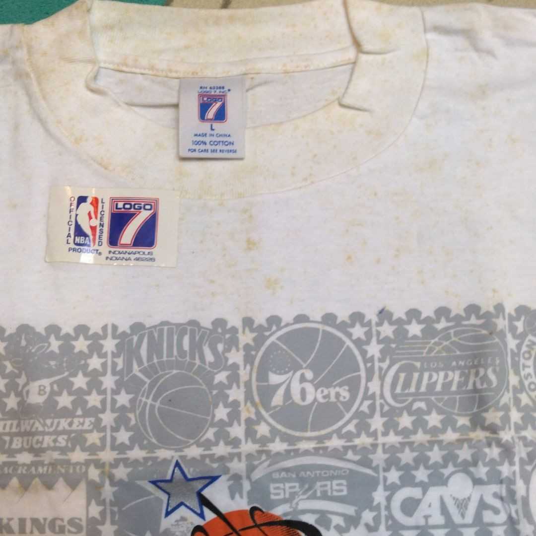 1992 NBAオールスター戦記念Tシャツ 未着用新品 デッドストック Lサイズ マイケルジョーダンの画像2